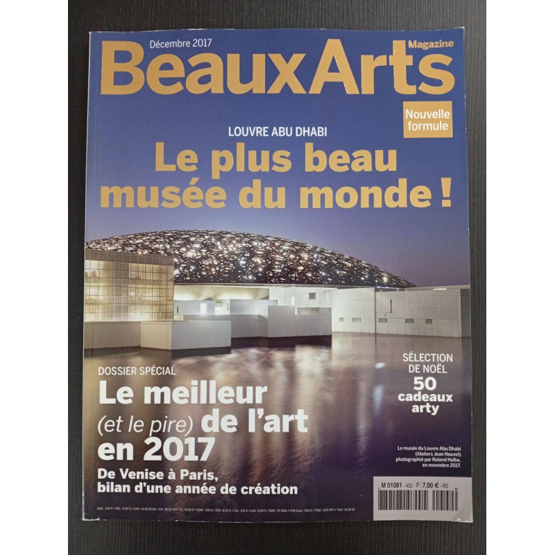 Revue Beaux-arts Magazine N° 402