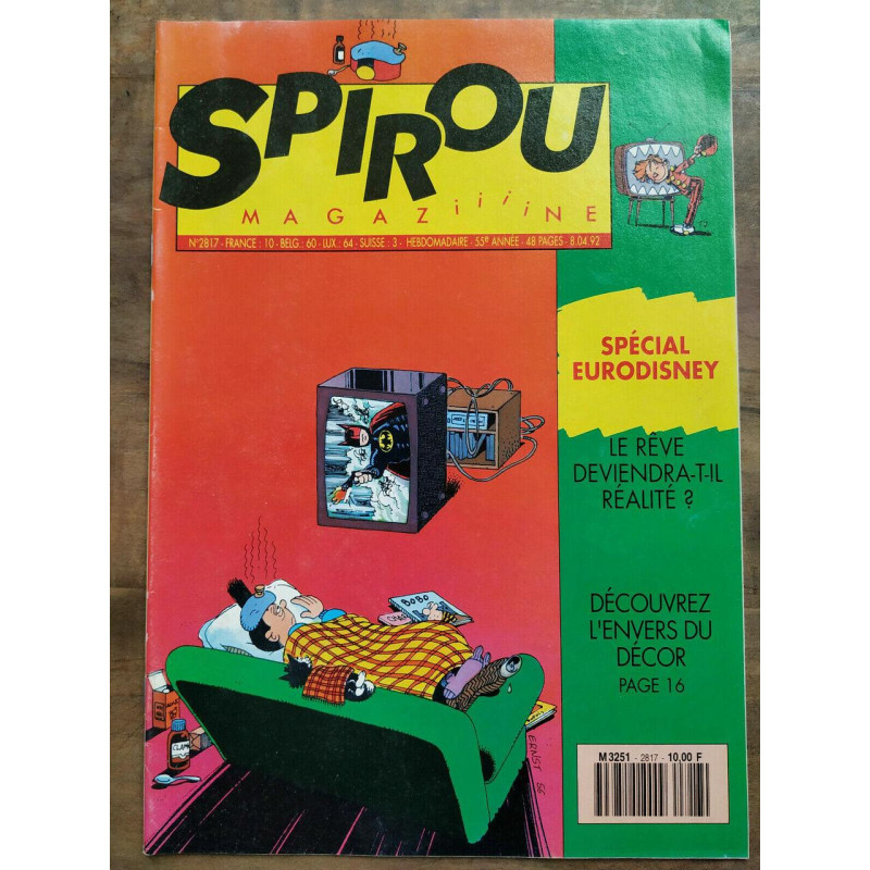 Magazine Spirou n2817 Avril 1992