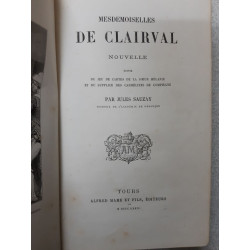 Mesdemoiselles de Clairval nouvelle suivie du jeu de cartes de la...