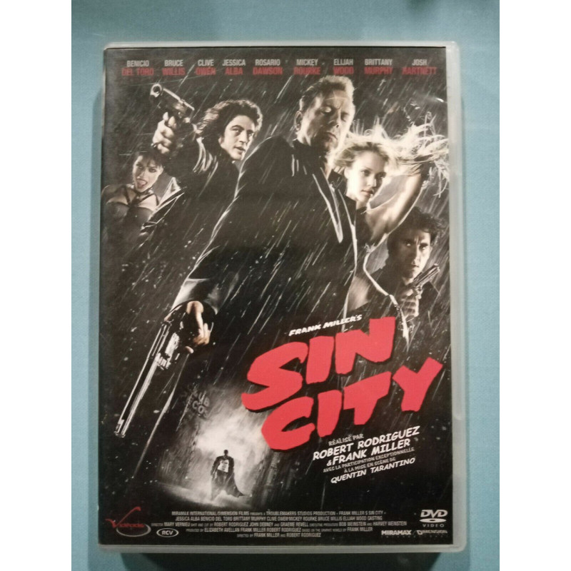 Sin City Jessica Alba Benicio Del Toro DVD simple