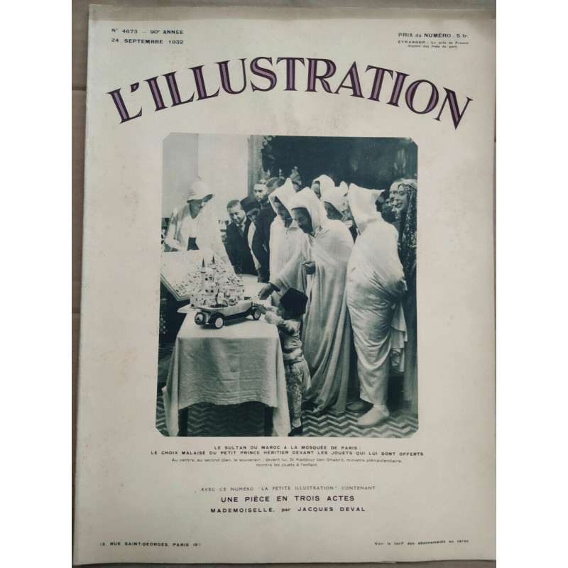 L'Illustration n4673 24 Septembre 1932 La Petite Illustration n595...