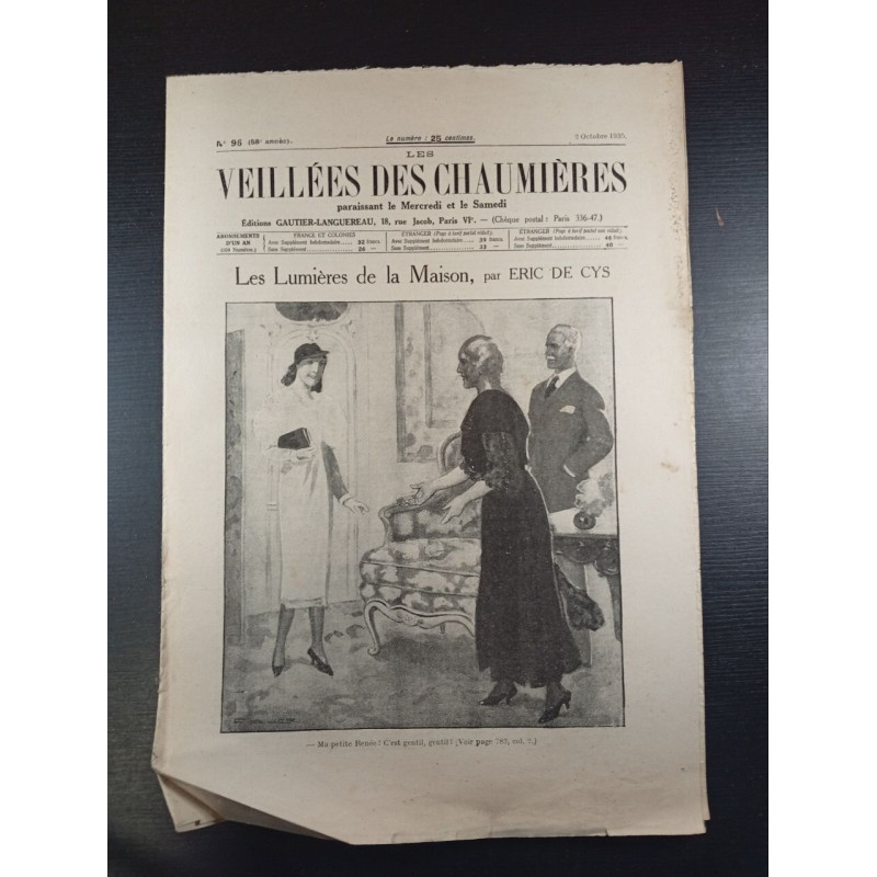 Les veillées des chaumières n°96 58 année
