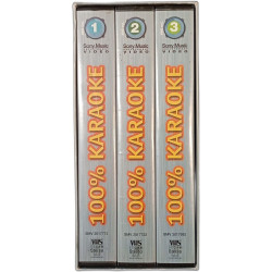 VHS 100% Karaoke vil. 1 2 3