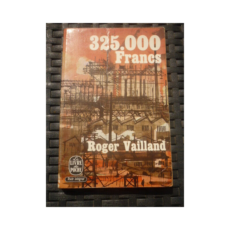 325 000 Francs le livre de poche