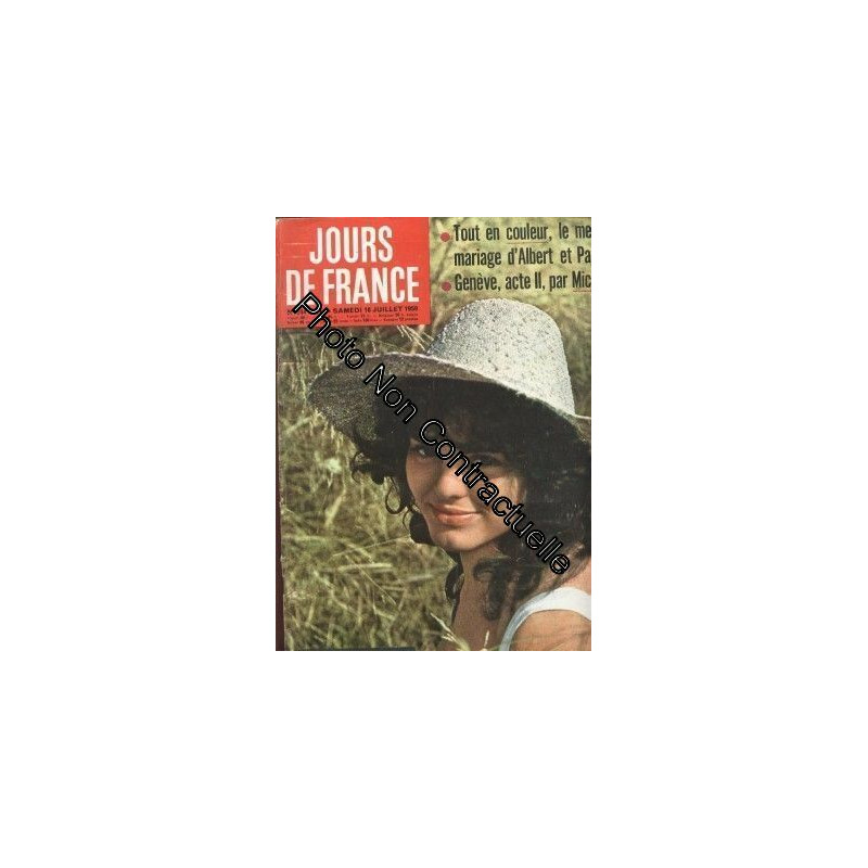 Jours De France 1959 N° 244 : Renoir Fils Du Peintre Catherine...