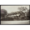 Ancienne carte photo SKITTLE ALLEY NAAFI Piste de Jeu de Quilles à...