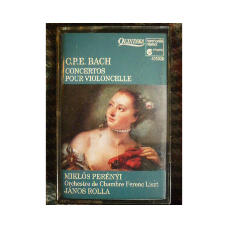 CPE bach Concertos pour violoncelle-Miklos Perenyi-Janos rolla