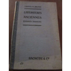 Boitel jolivet littératures anciennes extraits traduits Hachette Cie