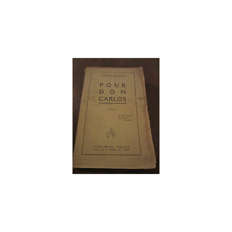 Pour Don carlos