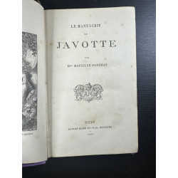 Le manuscrit de Javotte