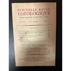 Nouvelle revue théologique 88e année n°6 tome 78