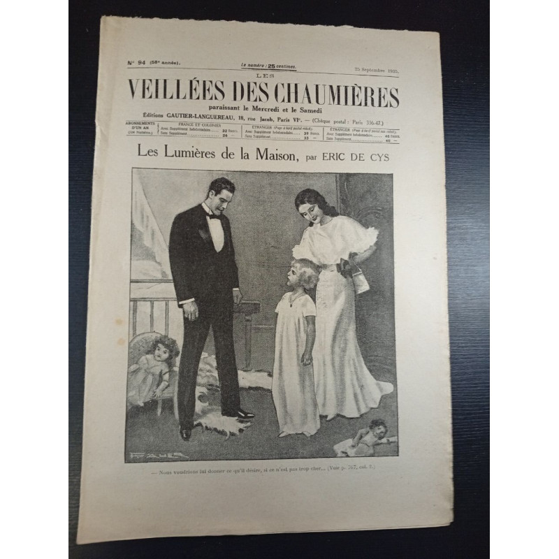 Les veillées des chaumières n°94 58 année