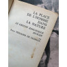 La place de l'homme dans la nature