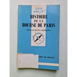 Histoire de la bourse de paris
