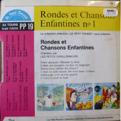 Rondes Et Chansons Enfantines N° 1