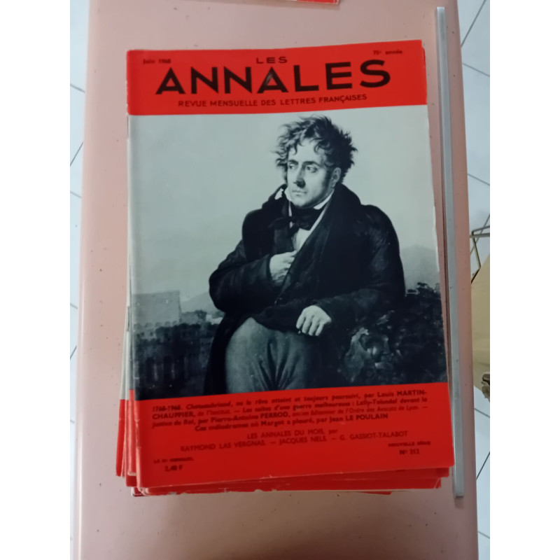 Revue Les annales des lettres françaises N° 212