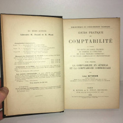 COURS PRATIQUE DE COMPTABILITE t 1 2 Pinat 1918 1919