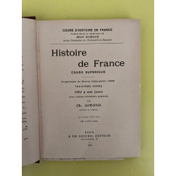 ch aimond Histoire de france cours supérieur 3e année du brevet