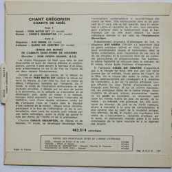 Chant Grégorien - Chants de Noël