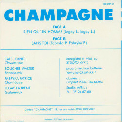 Rien Qu'un Homme / Sans Toi