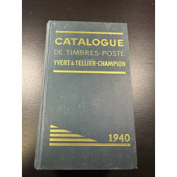 Catalogue de timbres-poste yvert&tellier-champion 1940