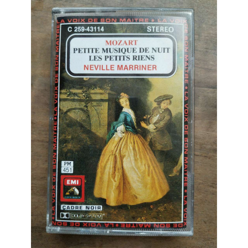 Mozart Petite musique de nuit - Neville marriner Cassette Audio-K7