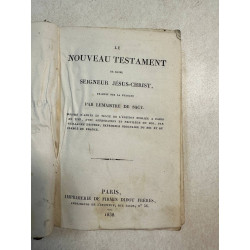 Le nouveau testament de notre seigneur jesus -christ