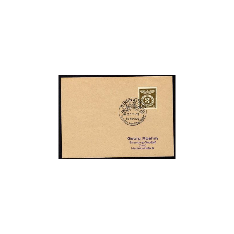 Allemagne n 762 Yv. cachet WW2 EISENACH 1 Mi. 830