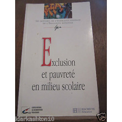 Exclusion et pauvreté en milieu scolaire Hachette