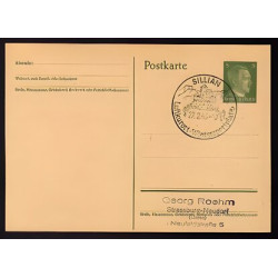 Ganzsache SILLIAN Cachet Occupation 270243 WW2