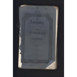 Annuaire statistique et administratif des VOSGES pour 1841