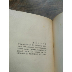 Les Amours du chico Arthème fayard