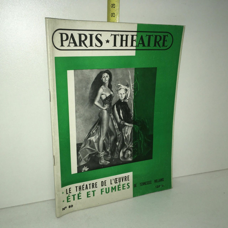 PARIS THEATRE n 80 ETE ET FUMEES de Tennessee Williams 1954
