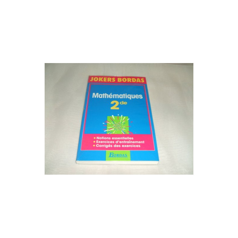 JOKE.201 MATHS 2EME NP 96 (Ancienne Edition)