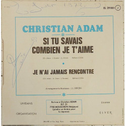 Si Tu Savais Combien Je T'aime