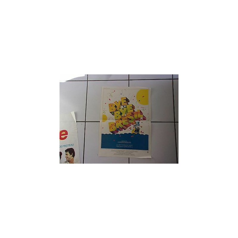 affiche 55 x 39 cms film BYE BYE BRESIL Carlos Diegues