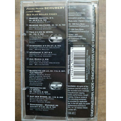 Schubert Ses plus belles pages Cassette Audio-K7
