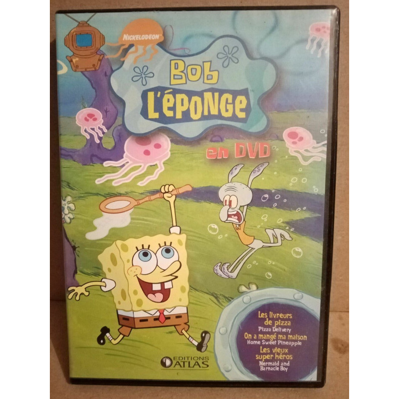 Bob l'Éponge en DVD Les livreurs de pizza On a mangé ma maison DVD