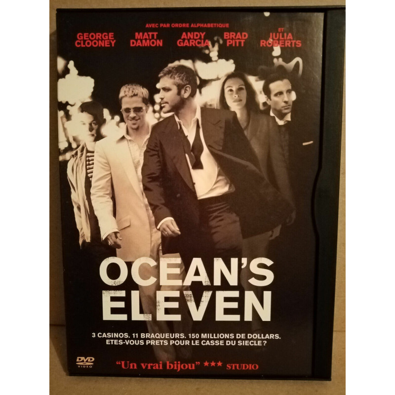 Ocean's eleven George Clooney Matt Damon DVD