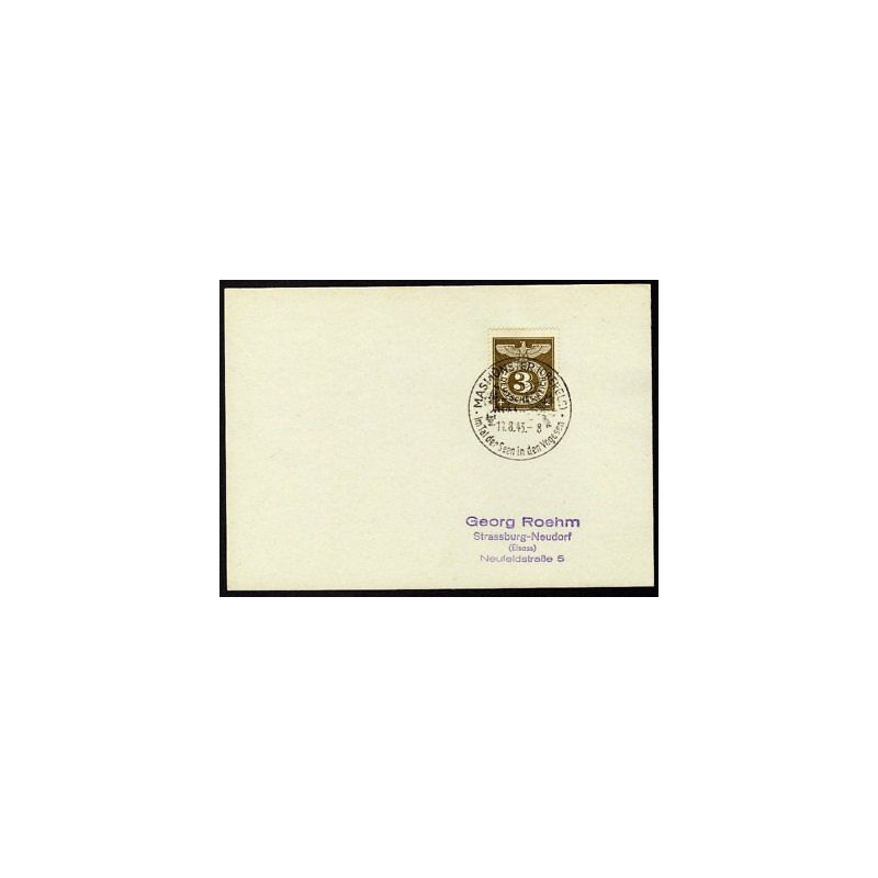 Allemagne n 762 Yv. cachet WW2 MASMÜNSTER Mi. 830
