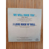 Le cd 2 titres incontounable! We will rock you + i love rock' n' roll