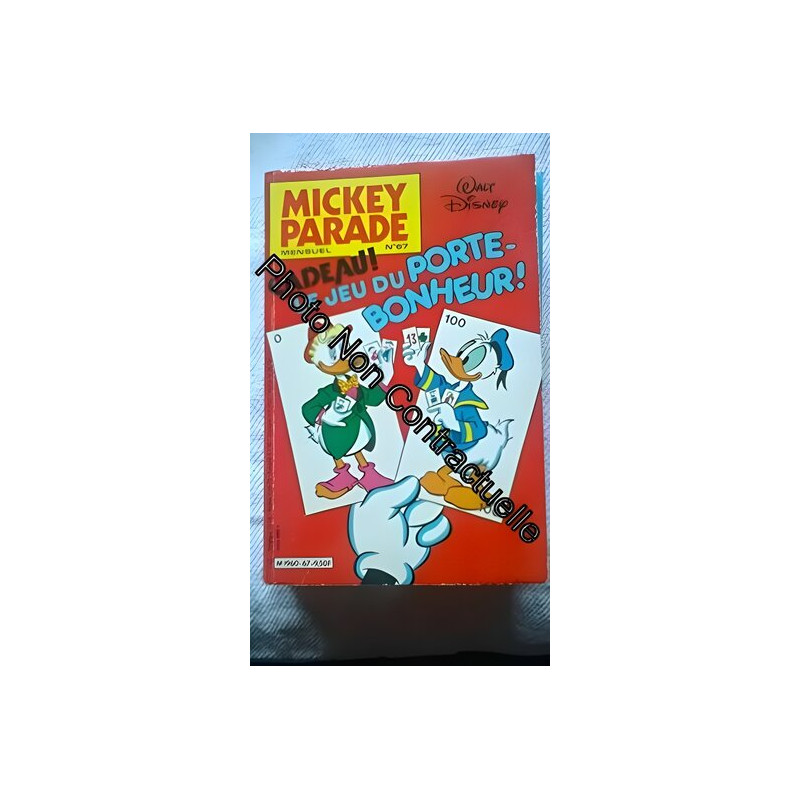 MICKEY PARADE n° 67 du Premier Juillet 1985 : Le jeu du porte-bonheur