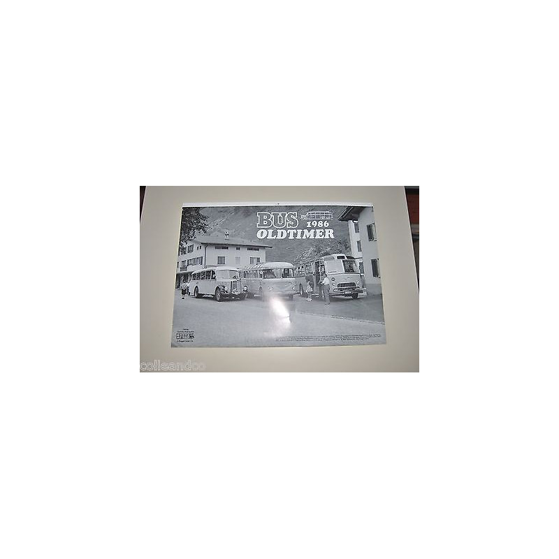 calendrier kalender BUS OLDTIMER verkehrs fotoarchiv j Biegger Uster