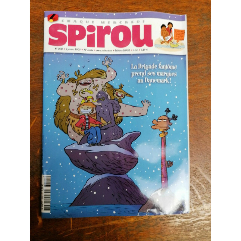 Spirou n3691 La brigade fantôme prend ses marques au Danemark
