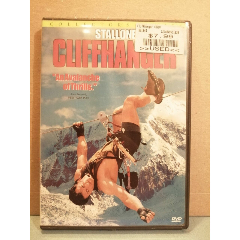 Cliffhanger Stallone DVD Collector English Spanish Portuguese
