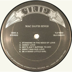 Mac Davis Sings