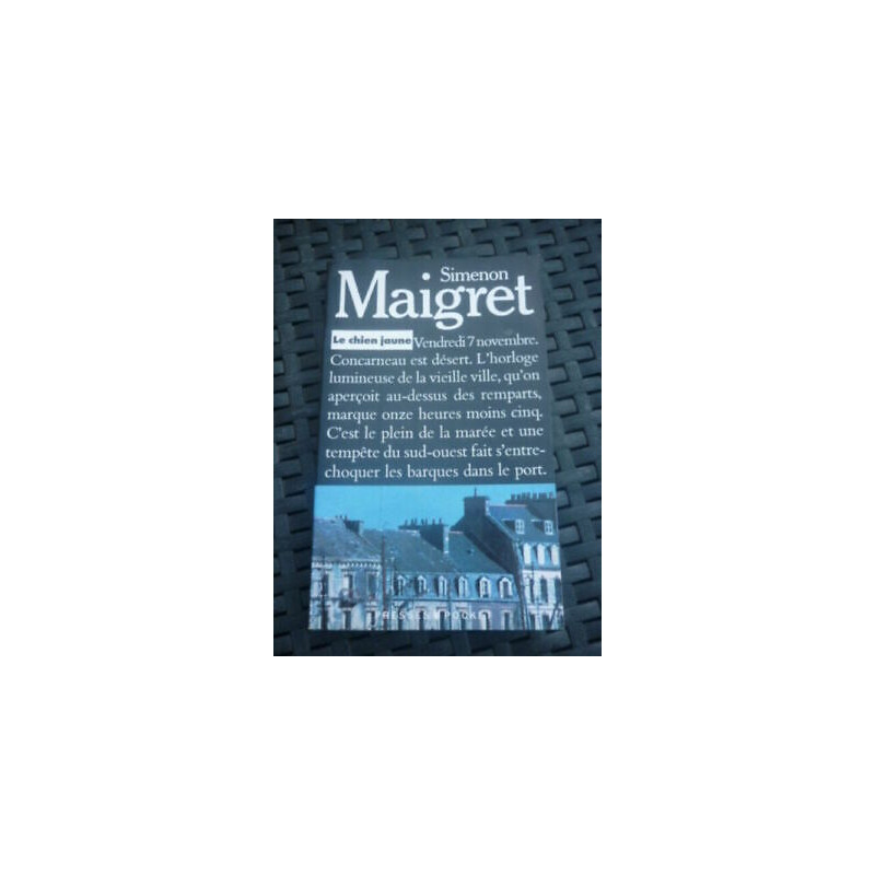 simenon maigret le chien jaune 1989