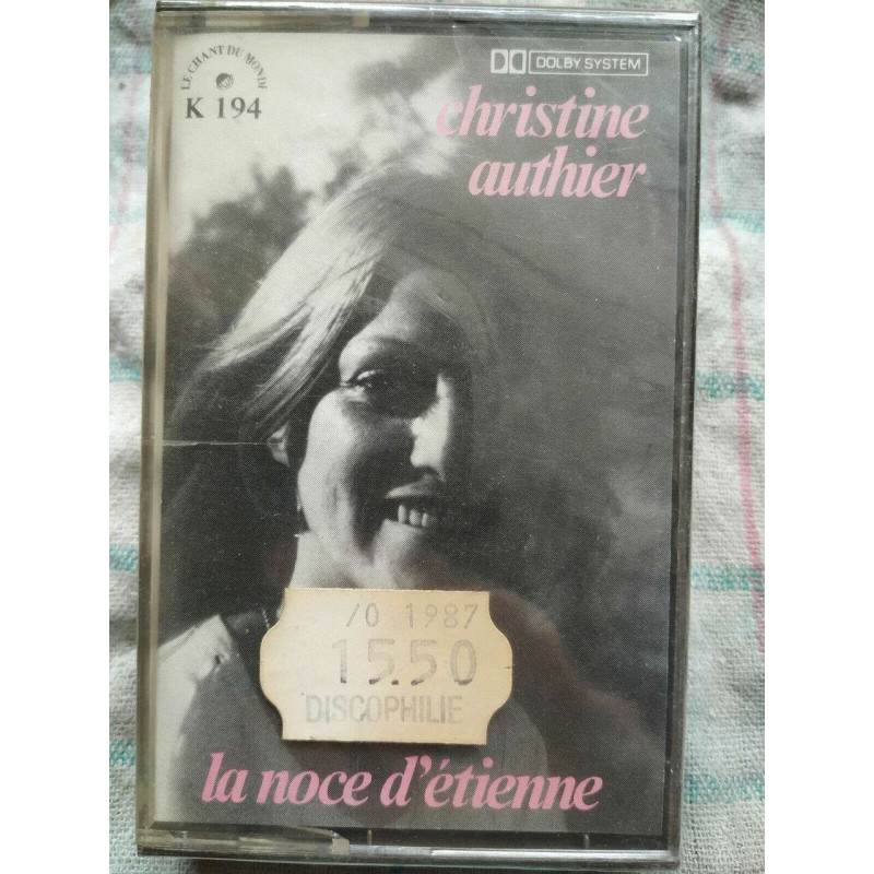 Christine authier La noce d'étienne Cassette audio-k7 NEUVE SOUS...