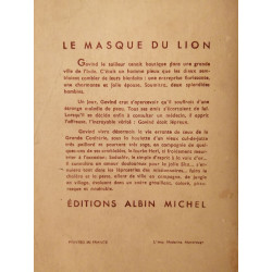 Le Masque du Lion (The Mask of a Lion)