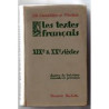 LES TEXTES FRANCAIS XIXe et XXe siècles classes de troisième...